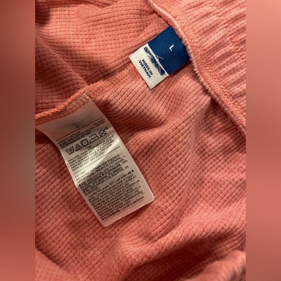 NWOT Old Navy Size L Pink Waffle Knit Elastic Waist Joggers Soft Lounge Pants - Picture 9 of 9